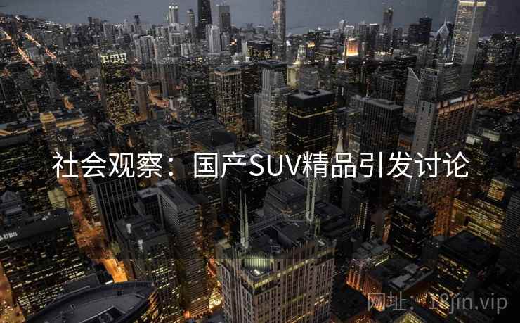 社会观察:国产SUV精品引发讨论 社会观察:国产SUV精品引发讨论