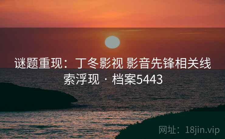 谜题重现：丁冬影视 影音先锋相关线索浮现 · 档案5443