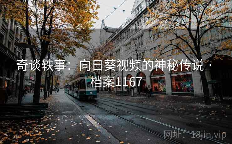 奇谈轶事：向日葵视频的神秘传说 · 档案1167
